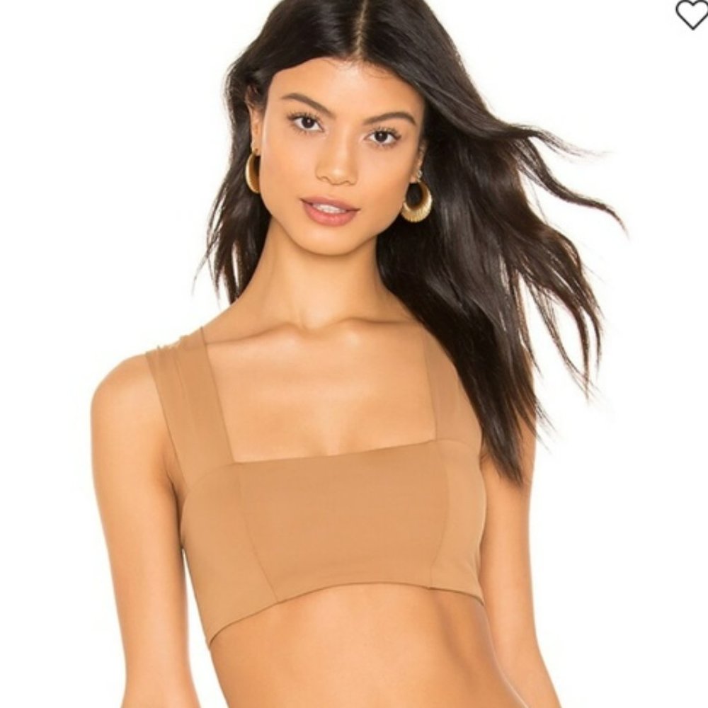 LSpace Parker Top in Camel - Medium New With Tags